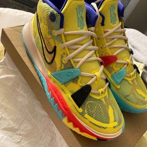 NIKE KYRIE 7 Size 10 Mens 11.5 Women's Yellow Strike/Black
